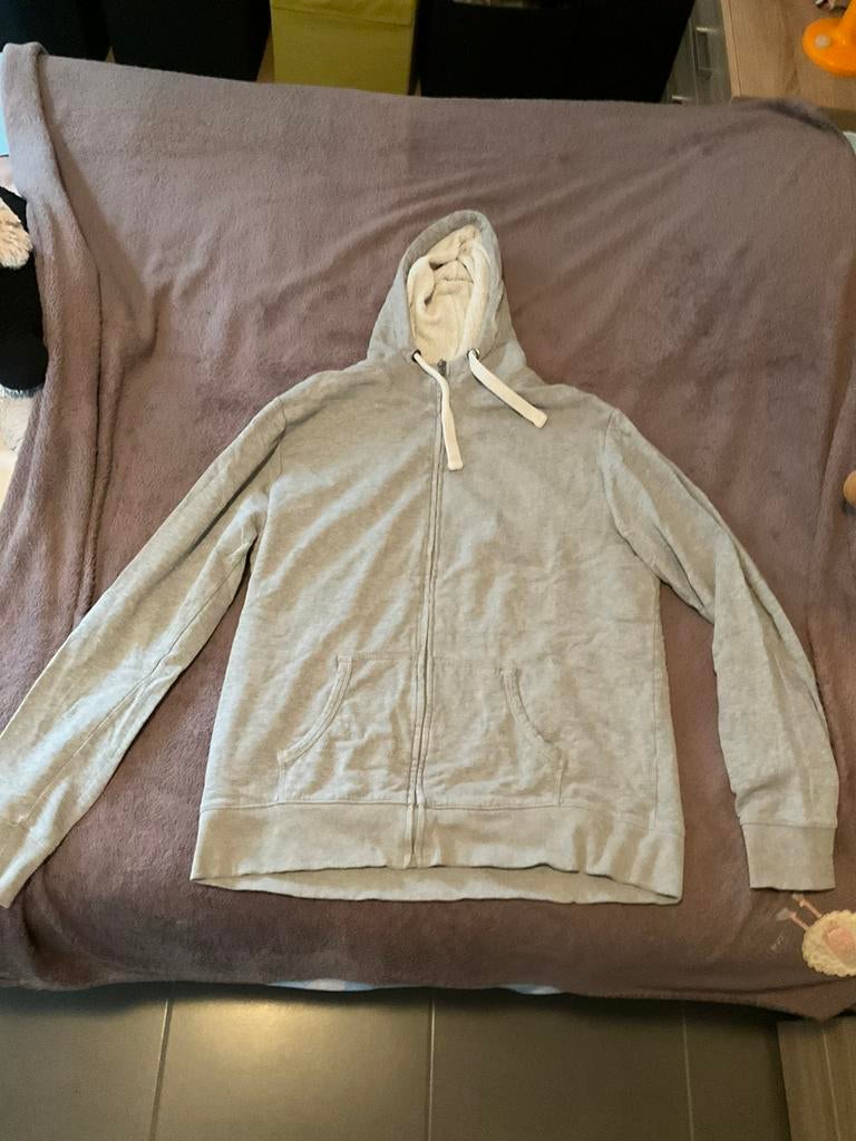 Grijze wintertrui,merk checker,maat XXL, Checker, Enlèvement ou Envoi, Comme neuf, Taille 46/48 (XL) ou plus grande