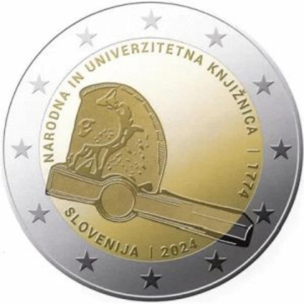 2 Euromunt Sp. Uitg. Slovenie 2024, Ophalen of Verzenden, Slovenië, 2 euro, Losse munt