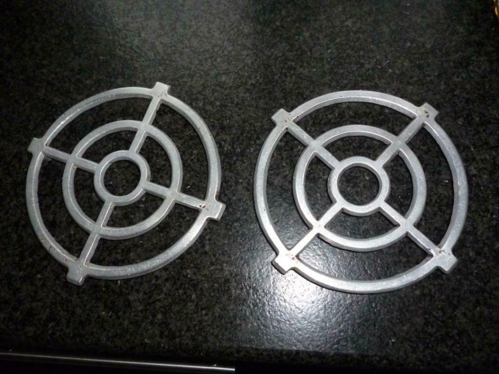 Vintage onderzetter trivet messing aluminium KAM onderlegger, Antiek en Kunst, Ophalen of Verzenden