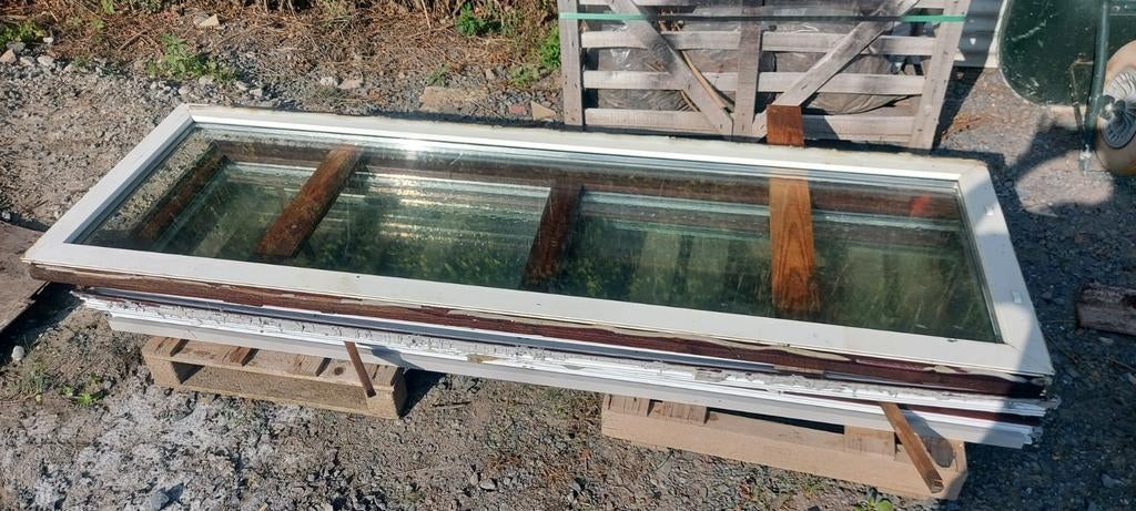Pvc ramen dubbel glas, Doe-het-zelf en Bouw, Ophalen, Zo goed als nieuw