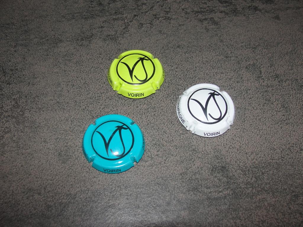 Champagnecapsules "Voirin Jumet" (3 stuks), Ophalen of Verzenden, Nieuw