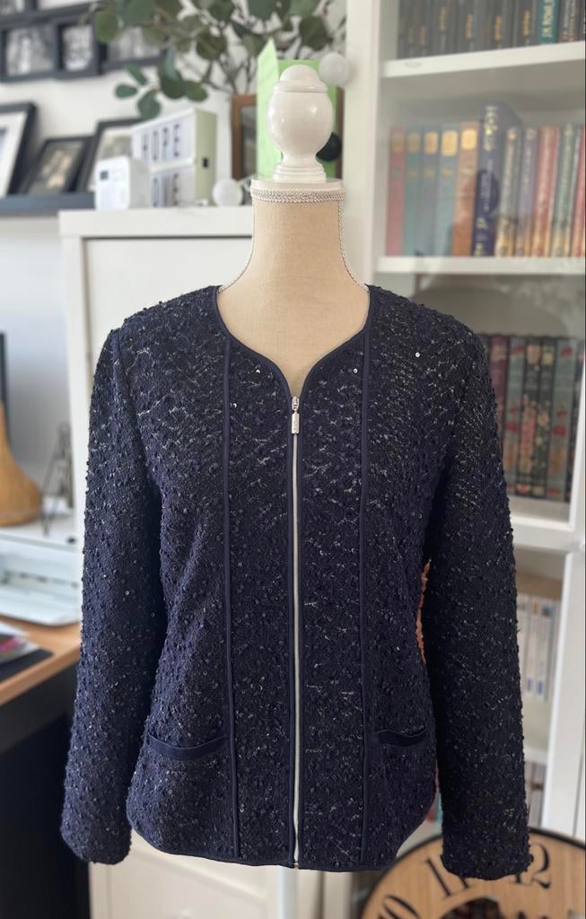 Blazer bleu sequins Sommer Mann t.38, Vêtements | Femmes, Taille 38/40 (M), Sommermann, Comme neuf, Bleu