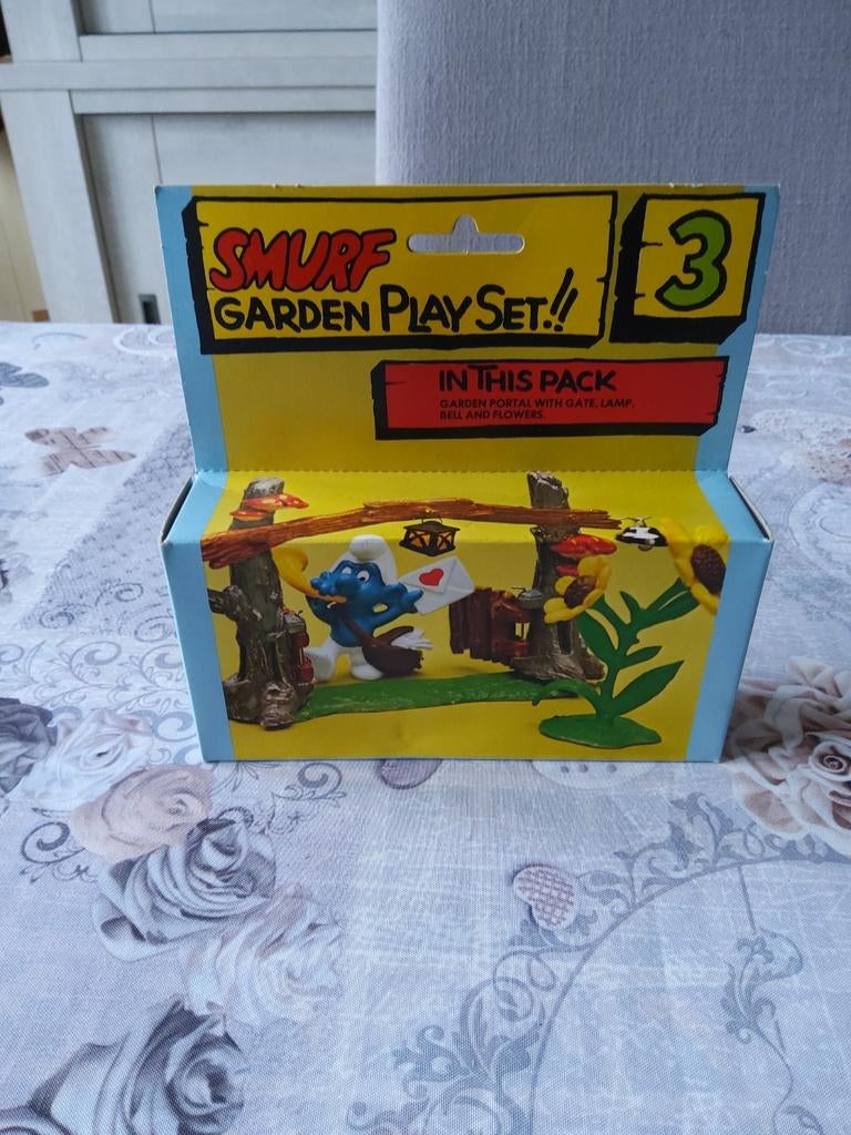 Smurf speelset 4.0050, Ophalen of Verzenden, Zo goed als nieuw, Poppetje, Figuurtje of Knuffel