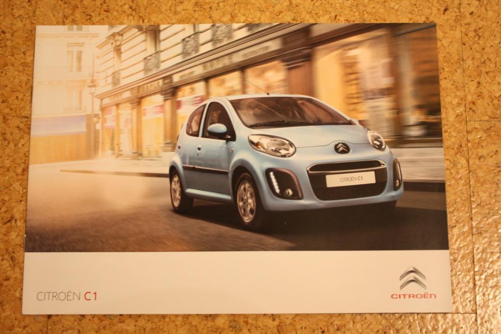 Citroën C1 brochure 2013, Enlèvement ou Envoi, Neuf, Dépliant