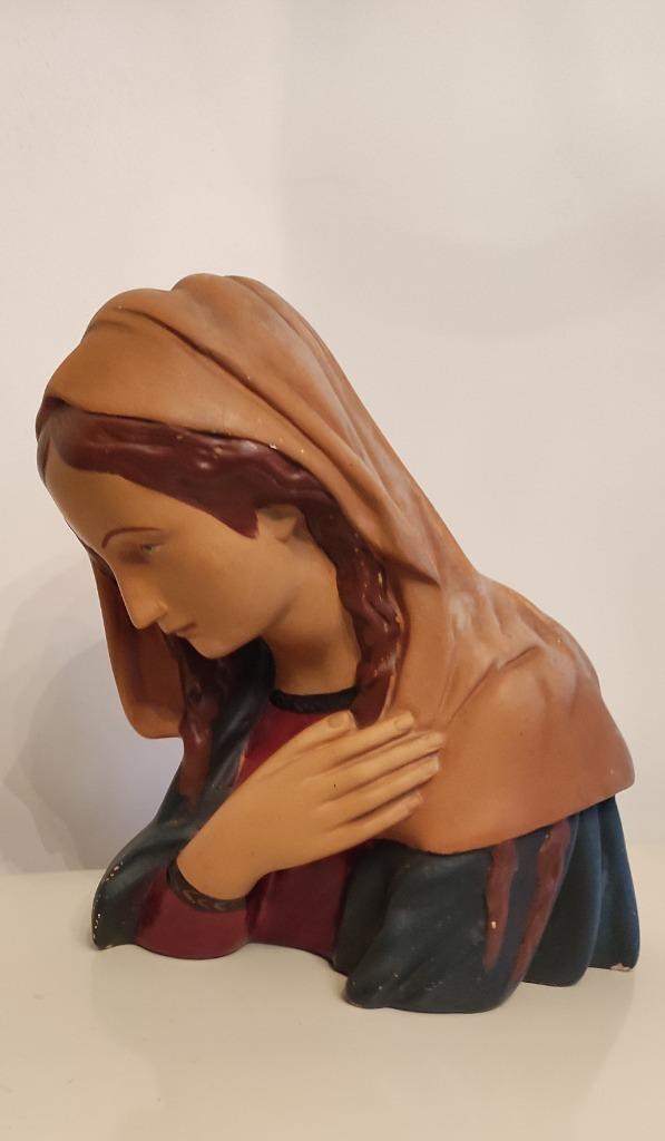Heilige Maagd Maria Beeld/Buste, in gips, Antiek en Kunst, Ophalen of Verzenden
