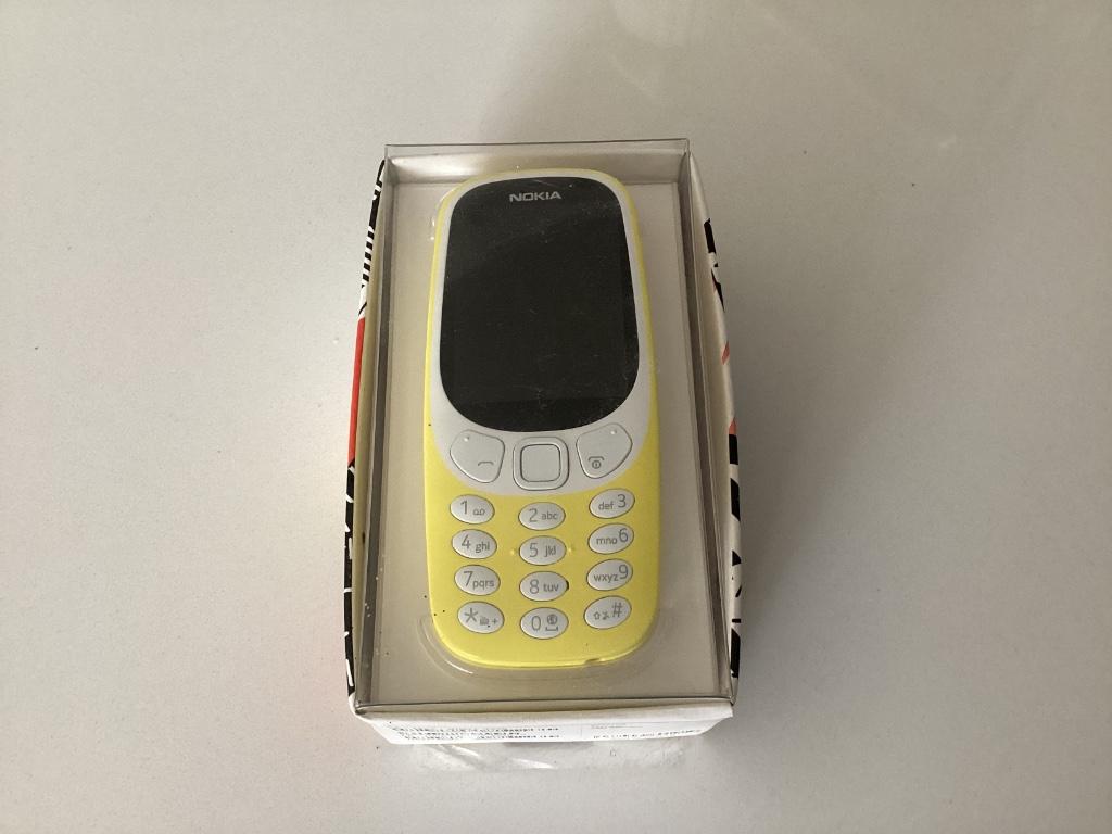 Nokia 3310 nieuw geel, Telecommunicatie, Geen camera, Geel, Fysiek toetsenbord, Nieuw