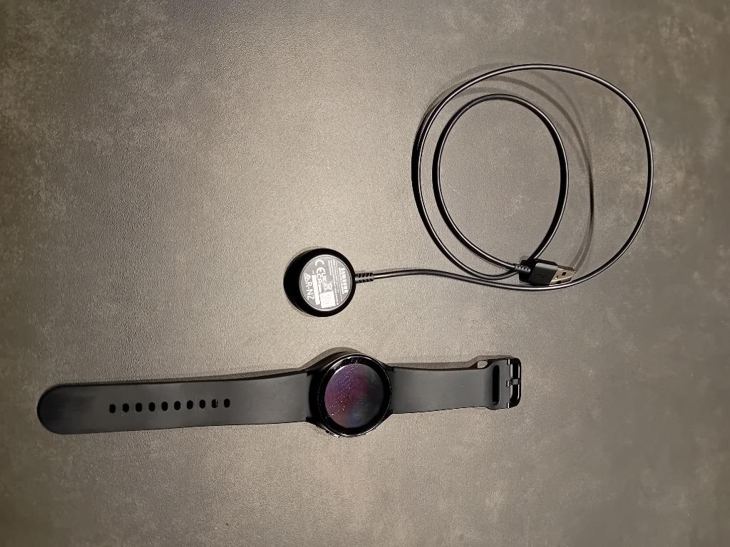 Samsung Galaxy Smartwatch4, Handtassen en Accessoires, Smartwatches, Ophalen, Zwart, Zo goed als nieuw, Samsung