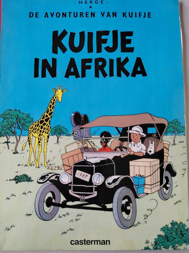 Kuifje. Kuifje in Afrika. Strip, Boeken, Stripverhalen, Eén stripboek, Hergé, Ophalen, Gelezen