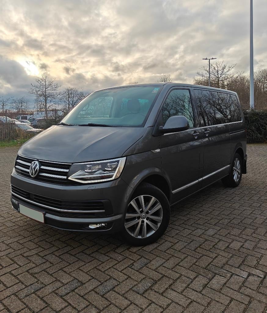 VW Caravelle T6 - TDi 4Motion Highline DSG, Autos, Cuir, Achat, Noir, 5 portes