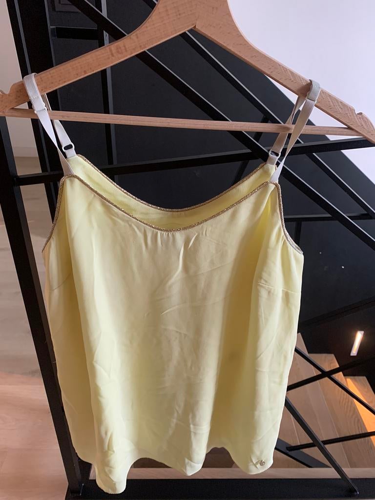 Lichtgele blouse - 38, Maat 38/40 (M), JBC, Geel, Zo goed als nieuw