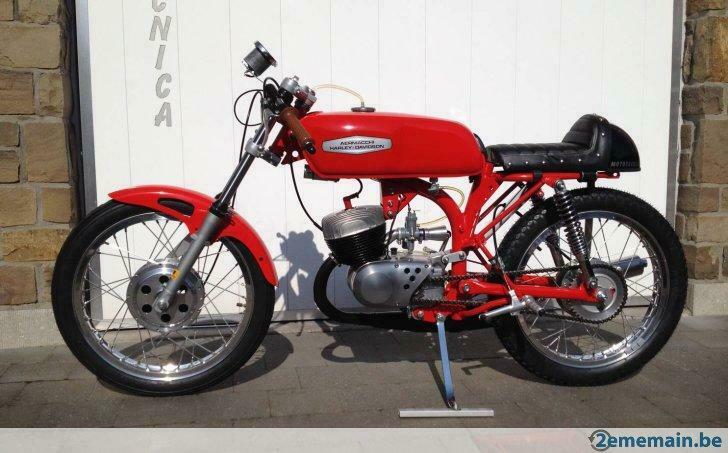 Aermacchi 125 transformée en 125 ala d'oro., Motos, 125 cm³, 1 cylindre, Sport, Particulier