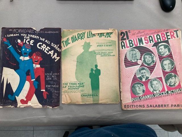 partitions de musique vintage, Enlèvement, Utilisé