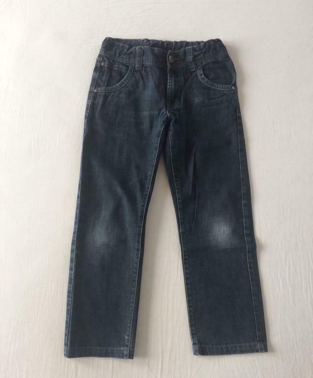 lange jeans broek Hema 146 meisjes denim donker blauw, Kinderen en Baby's, Broek, Gebruikt, Meisje, Ophalen of Verzenden