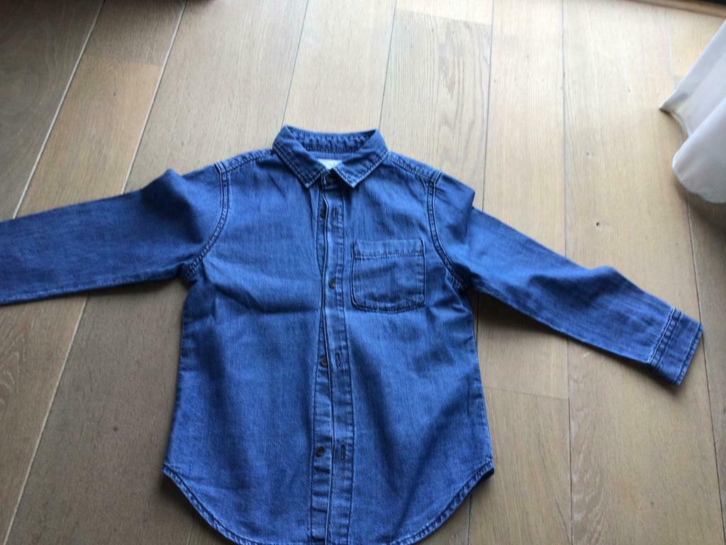 Jeanshemd zara 6 jaar, nieuwstaat, Verzenden, Zo goed als nieuw, Zara, Shirt of Longsleeve