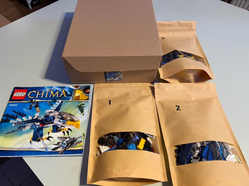 Lego 70003 Chima - volledig en uitgesorteerd, Kinderen en Baby's, Speelgoed | Duplo en Lego, Ophalen of Verzenden, Gebruikt, Complete set