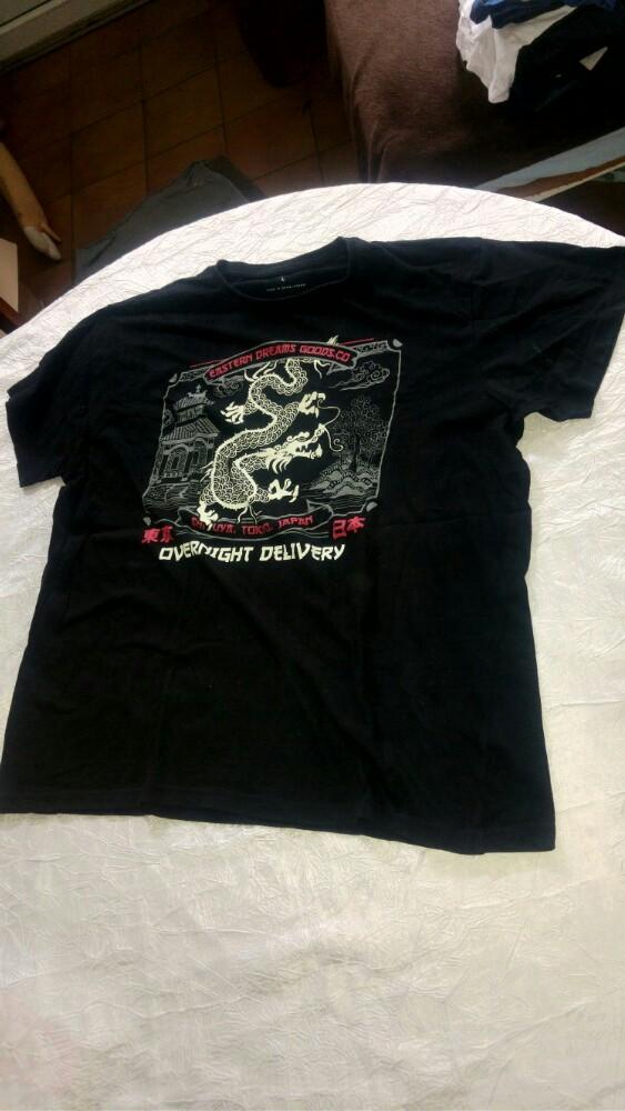 Vintage T-shirt homme noir dragon tokyo Primark fluorescent, Vêtements | Hommes, T-shirts, Enlèvement ou Envoi, Comme neuf, Noir