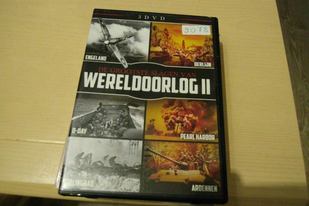 de grootste slagen van wereldoorlog II   3 disc, Cd's en Dvd's, Ophalen of Verzenden