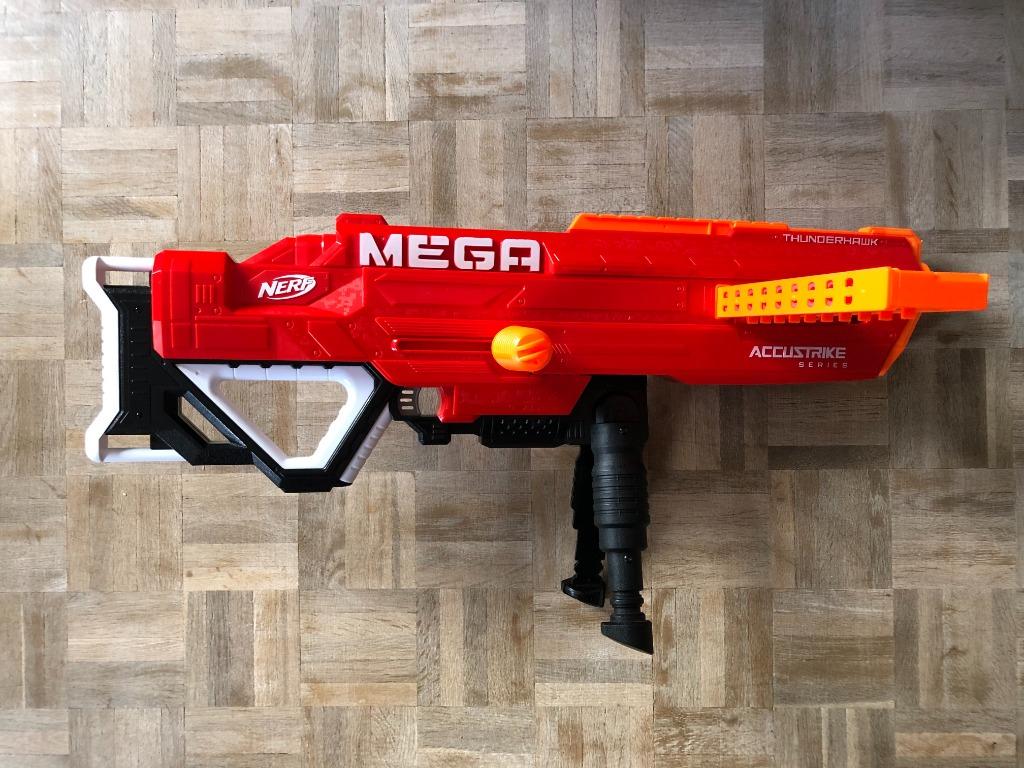 Nerf Elite Mega Accustrike Thunderhawk - cartouches comprise, Enlèvement, Utilisé