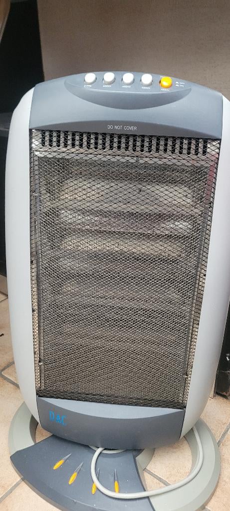 Radiateur halogène de la marque DAC  1800w, Enlèvement, Utilisé, 800 watts ou plus, Radiateur