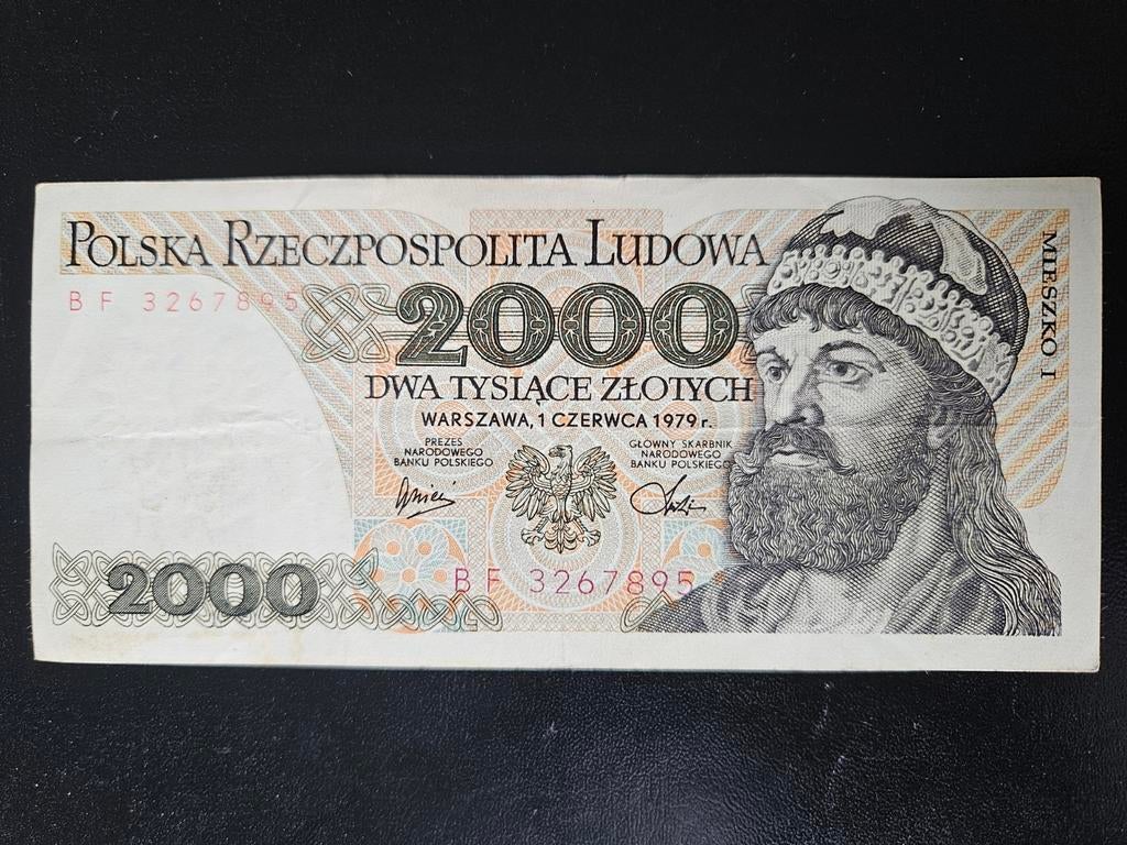 2000 zloty Pologne Année 1979, Enlèvement ou Envoi, Pologne, Billets en vrac