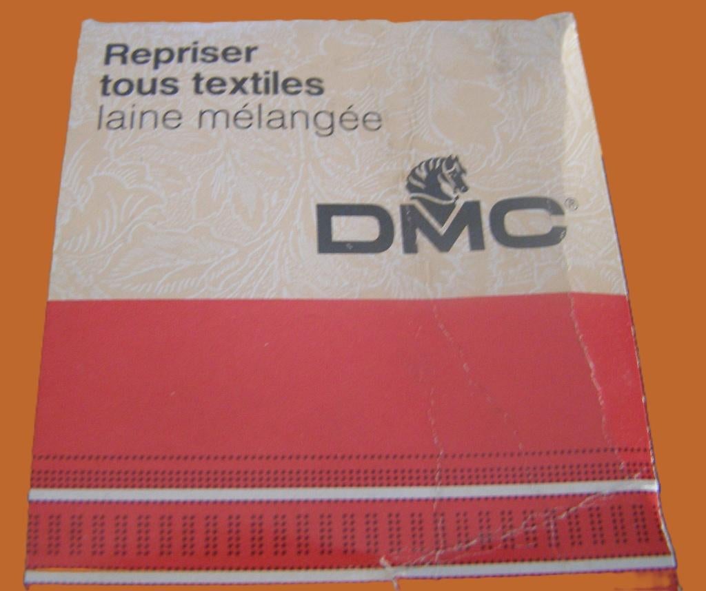 DMC fil à repriser tous textiles : 8 cartes + boîte, Enlèvement ou Envoi
