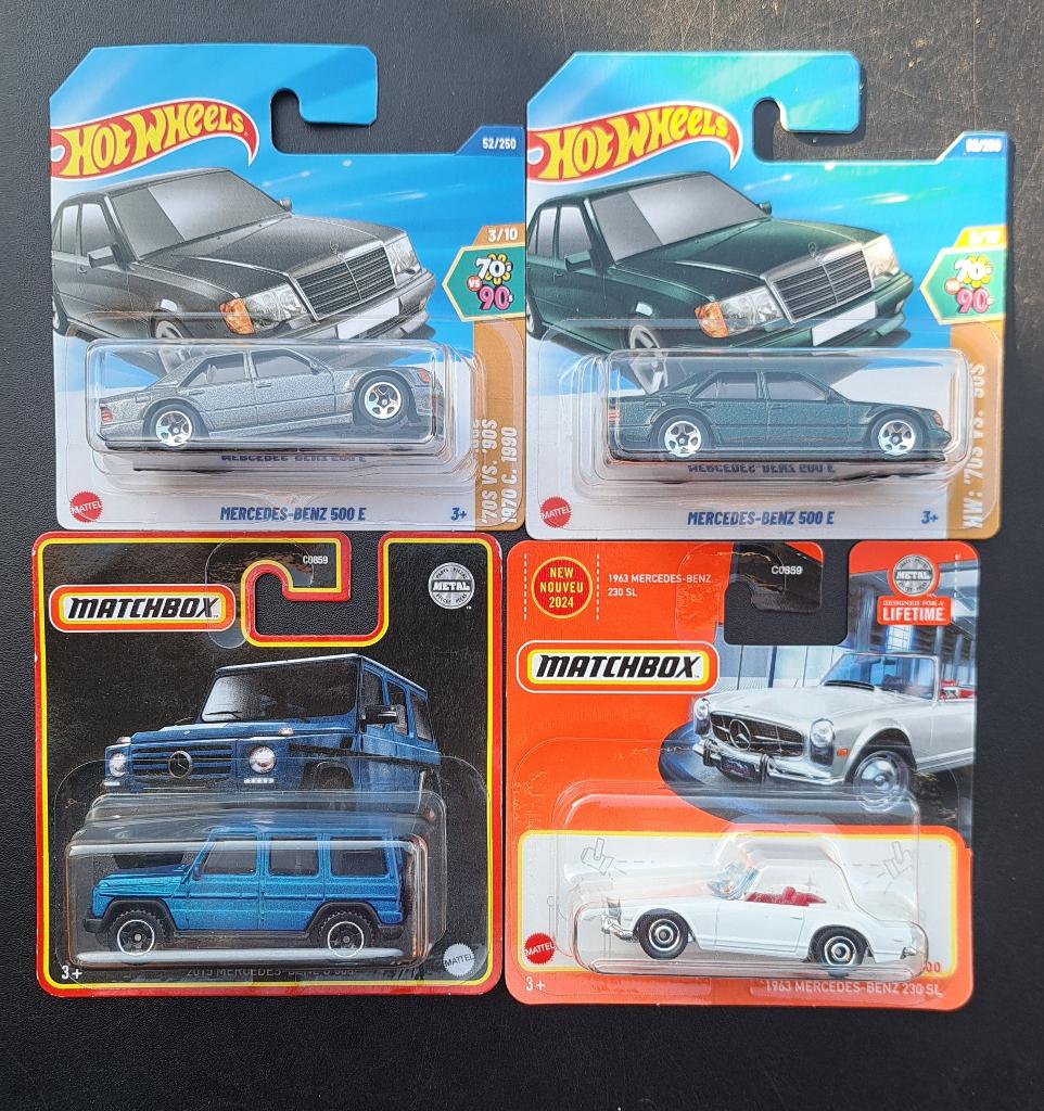 mercedes-benz hot wheels matchbox, Ophalen of Verzenden, Nieuw, Auto
