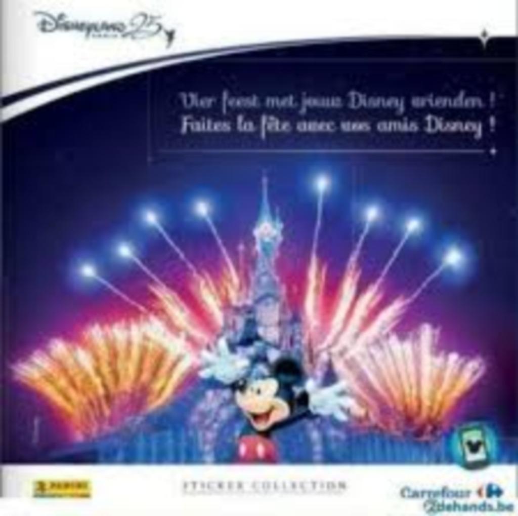 Stickers panini Carrefour 25 jaar Disneyland Parijs, Verzamelen, Ophalen of Verzenden