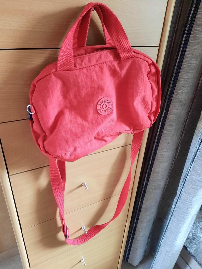 Sac à main/épaule Kipling, rouge, neuf, Enlèvement ou Envoi, Neuf, Rouge, Kipling