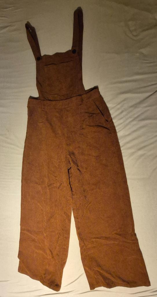 Roestbruine salopette in velours, Bruin, Nieuw, Ophalen of Verzenden, ANDERE