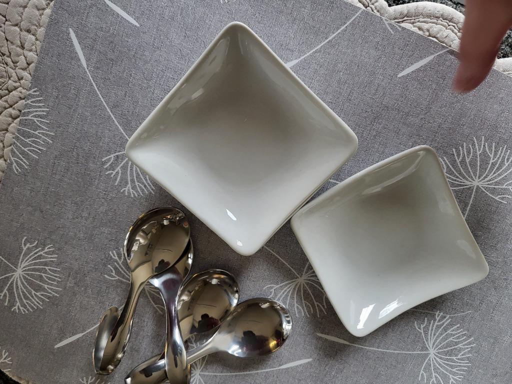 Amuse lepels met bordje, Ophalen of Verzenden, Nieuw, Overige materialen, Overige typen