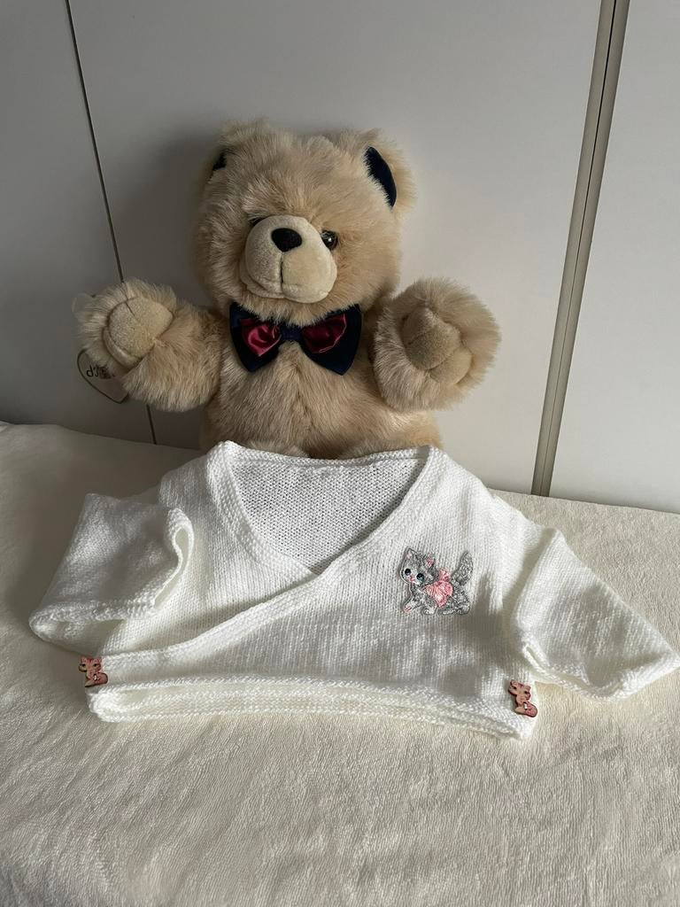 Gebreid wikkelvest, Kinderen en Baby's, Ophalen of Verzenden, Nieuw, Meisje, Truitje of Vestje
