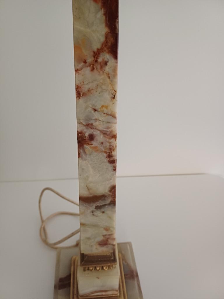 Grote vintage lampenvoet onyx, Ophalen