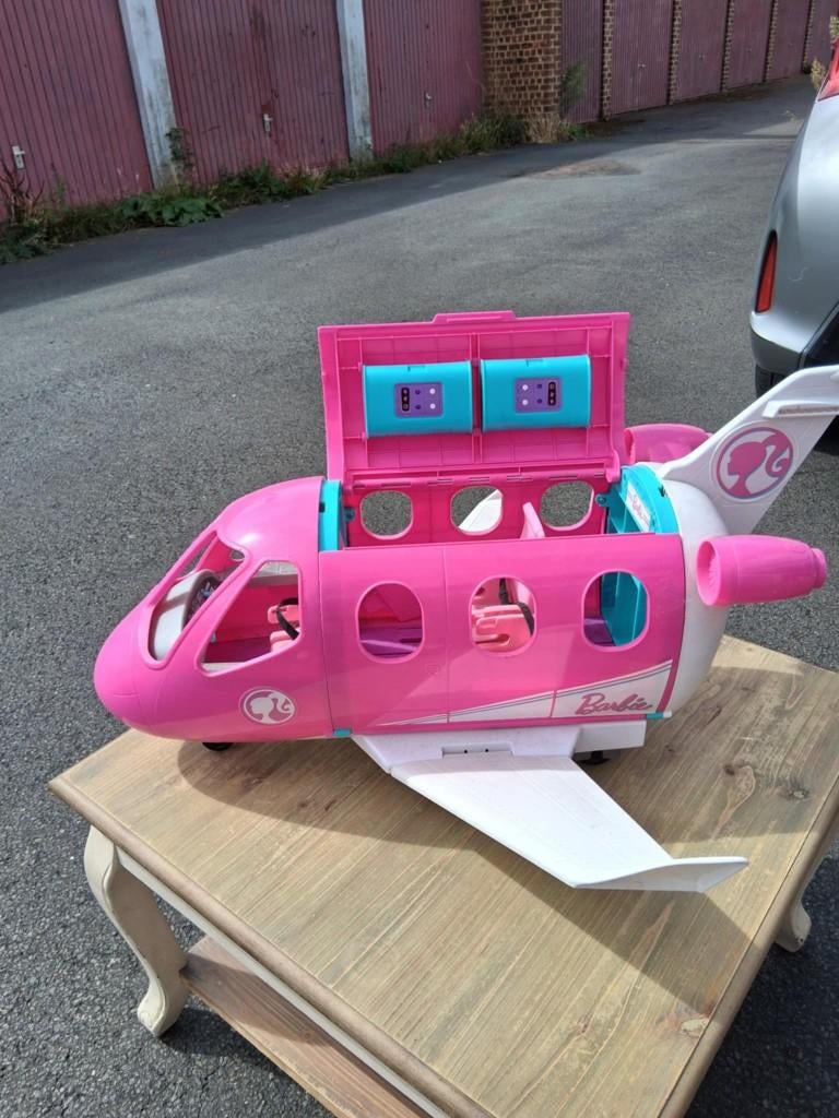 BARBIE-VLIEGTUIG, Ophalen, Gebruikt, Barbie