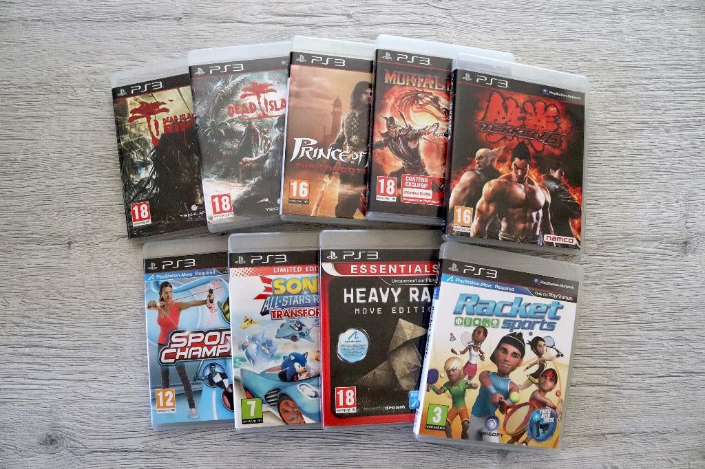 Lot de 9 jeux PS3, Consoles de jeu & Jeux vidéo, Enlèvement ou Envoi, Utilisé, Aventure et Action