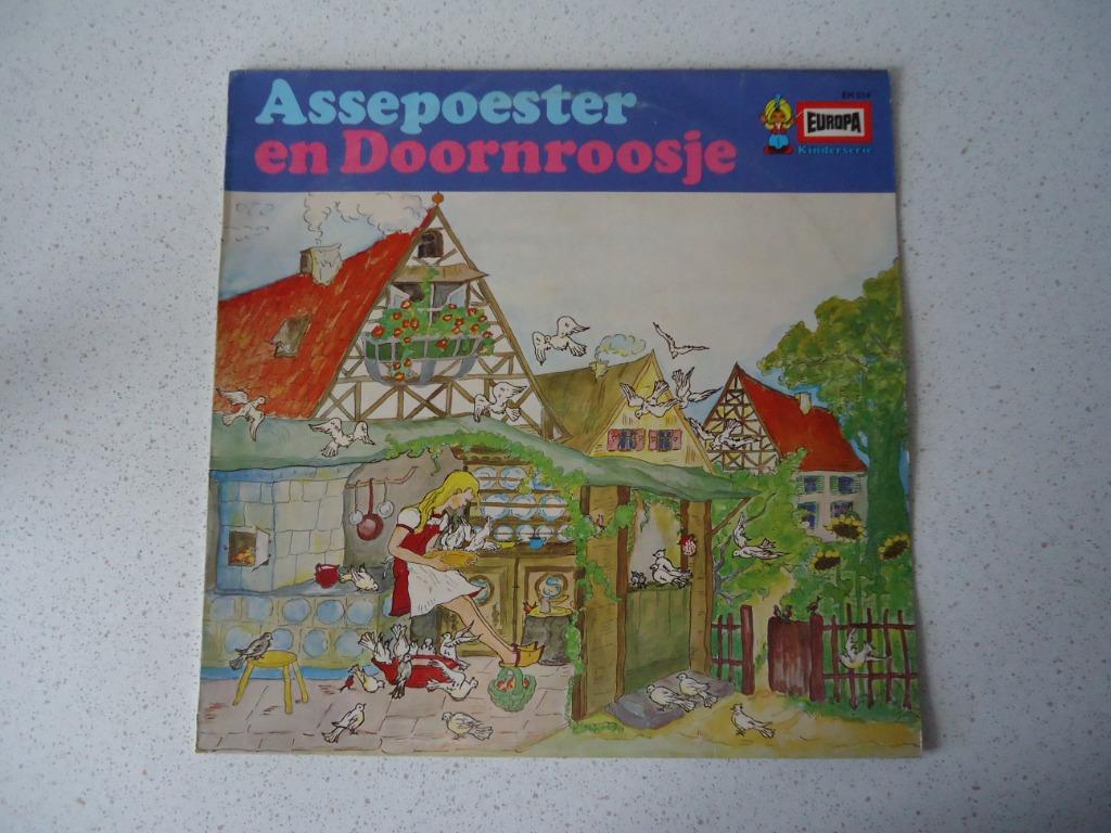Sprookjes LP van Grimm  "Assepoester en Doornroosje", Enlèvement ou Envoi, Utilisé, Fable ou Conte (de fées)