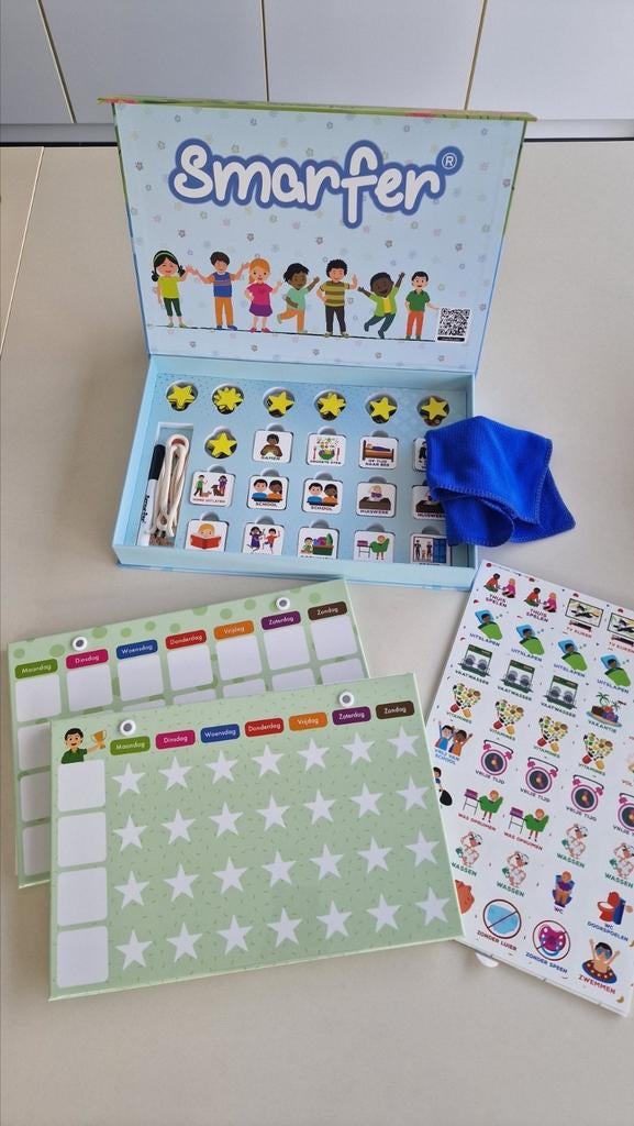 Smarfer magnetisch planbord en beloningssysteem, Ophalen of Verzenden, Zo goed als nieuw