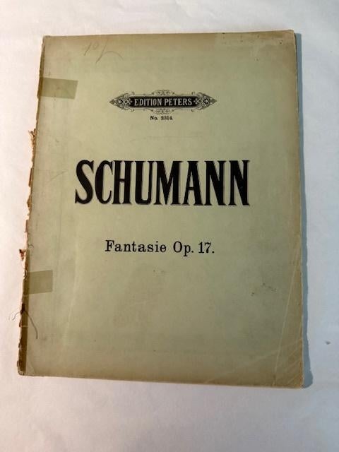 Robert Schumann — Fantaisie op.17, Musique & Instruments, Partitions, Utilisé, Artiste ou Compositeur, Classique, Piano, Enlèvement ou Envoi