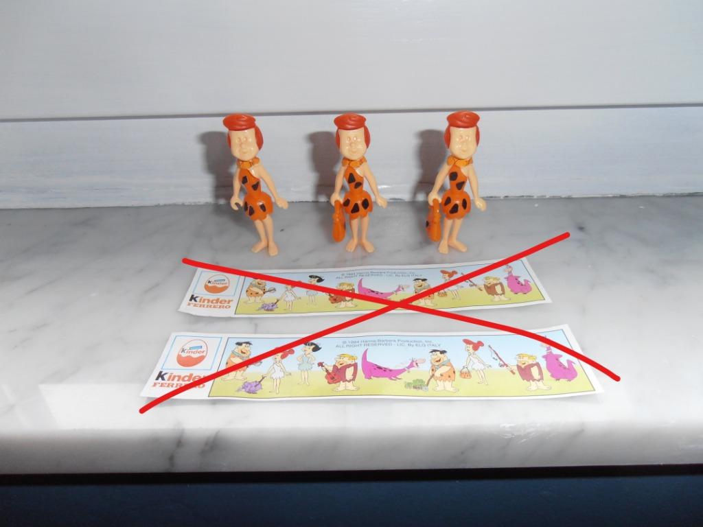 Figurines "Wilma – K95 n 70" – KINDER/FERRERO (1995), Collections, Enlèvement ou Envoi, Utilisé, Numéros K