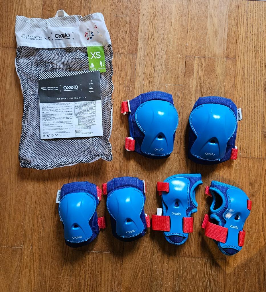 Set 3x2 beschermers voor kinderen, voor skates, step, skateb, Ophalen of Verzenden, Zo goed als nieuw, Bescherming