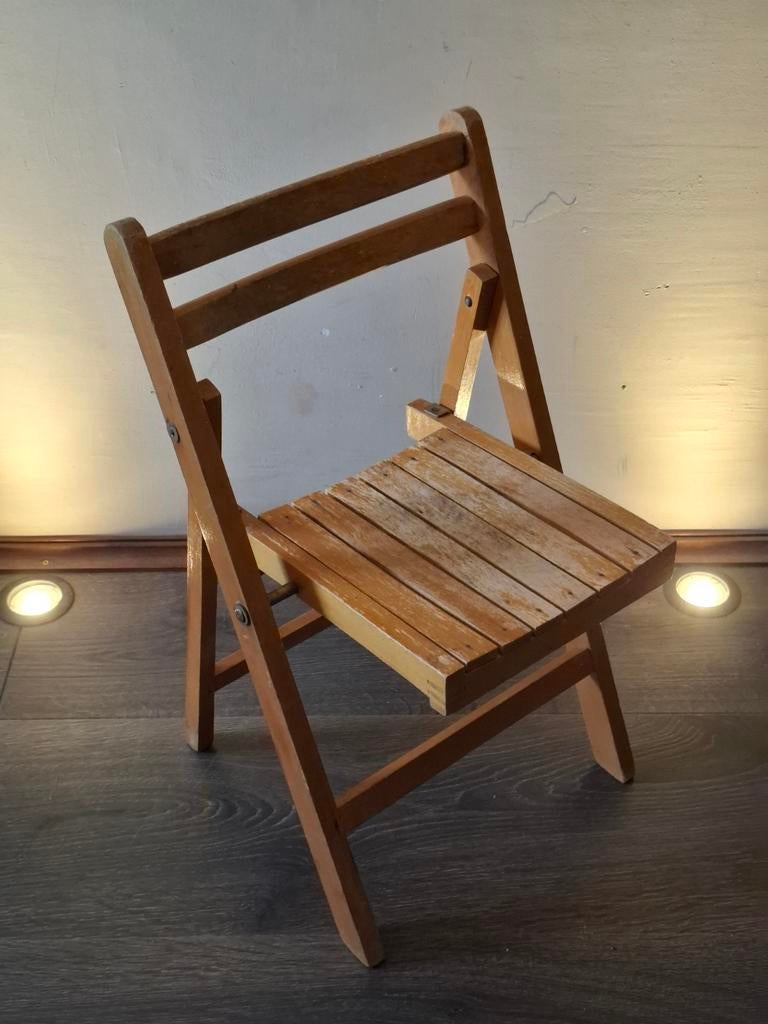 Chaise enfant pliante en bois, Jardin & Terrasse, Enlèvement ou Envoi, Comme neuf