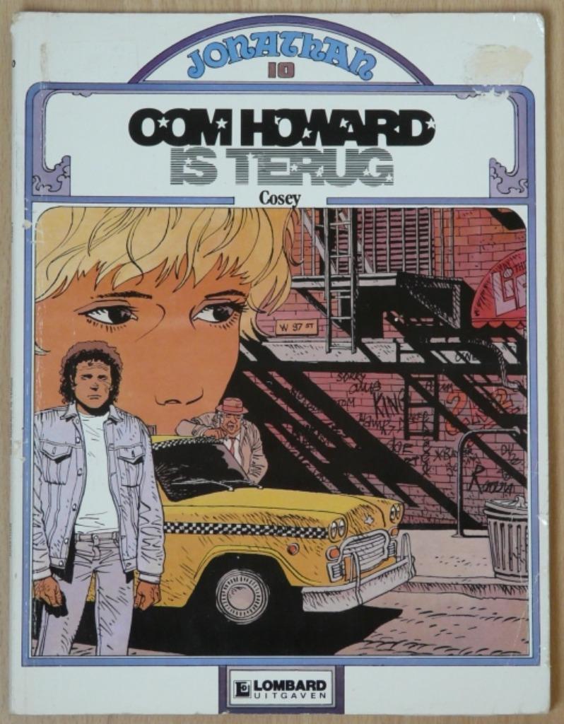 Strip Boek, Jonathan, Oom Howard is terug, Nummer 10, 1985., Livres, BD, Enlèvement ou Envoi, Une BD, Utilisé, LOMBARD