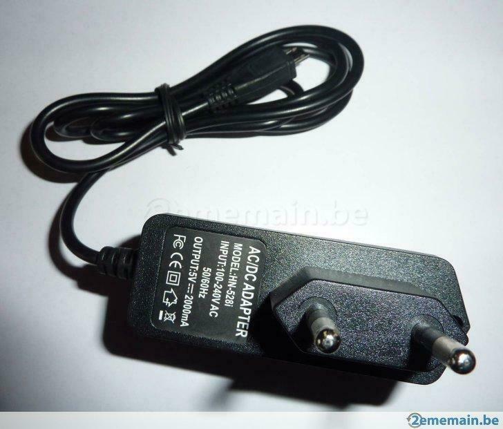 Chargeur adaptateur 5 V 2A Raspberry Pi 2 micro USB EU plug, Neuf