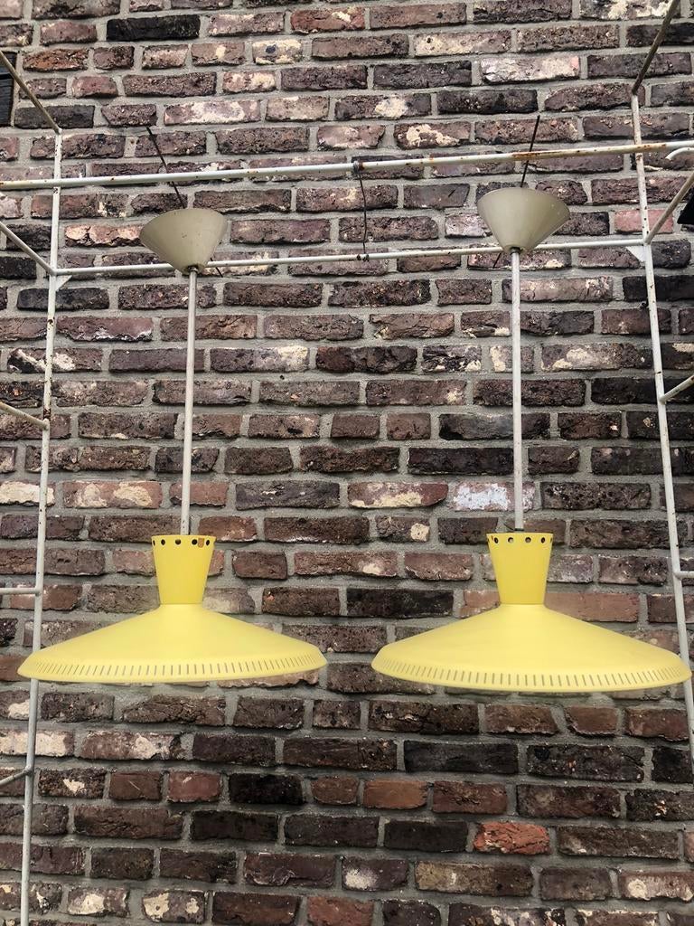 vintage design space-age hanglamp 2 Louis Kalff voor philips, Antiek en Kunst, Ophalen of Verzenden