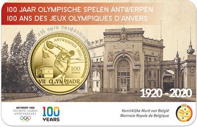 2,5 euro België 2020 Olympische Spelen Antwerpen, Ophalen of Verzenden, België, 5 euro