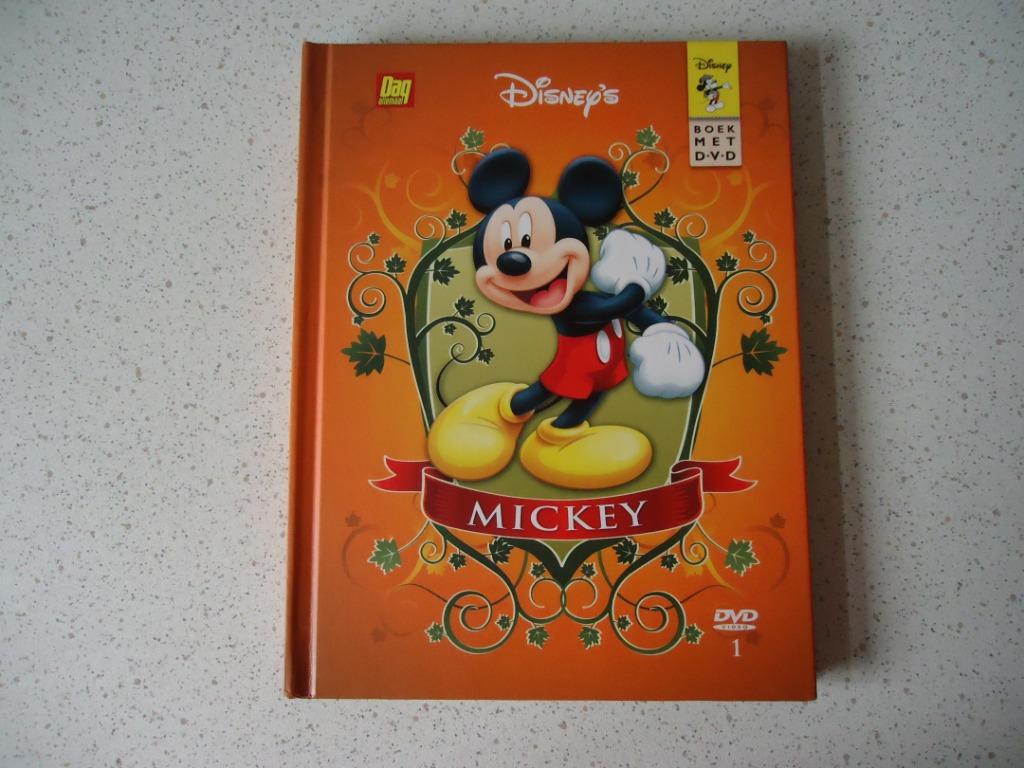 Disney"s BOEK & DVD van "Mickey Mouse" in Prima Staat !, Cd's en Dvd's, Alle leeftijden, Ophalen of Verzenden, Zo goed als nieuw