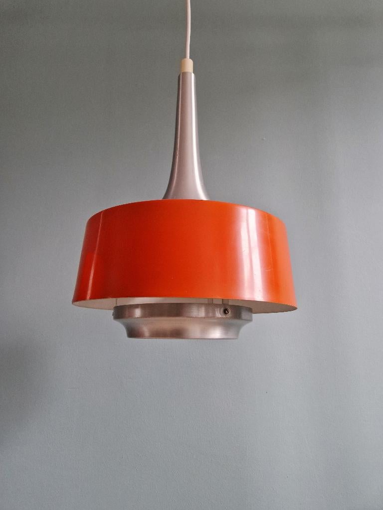 Paar Scandinavische hangers van geborsteld aluminium, Ophalen of Verzenden