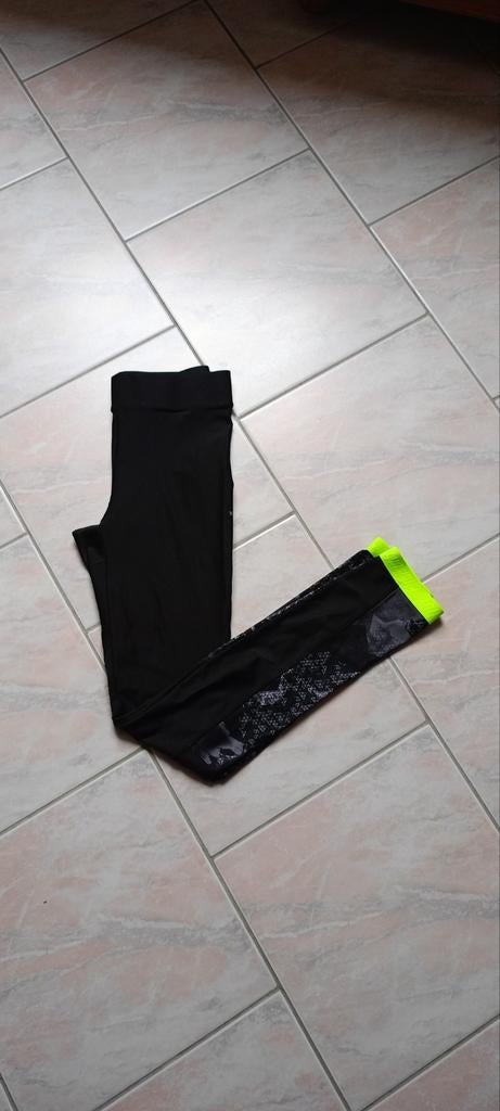 Legging, Verzenden, Zwart, Domyos, Maat 36 (S)