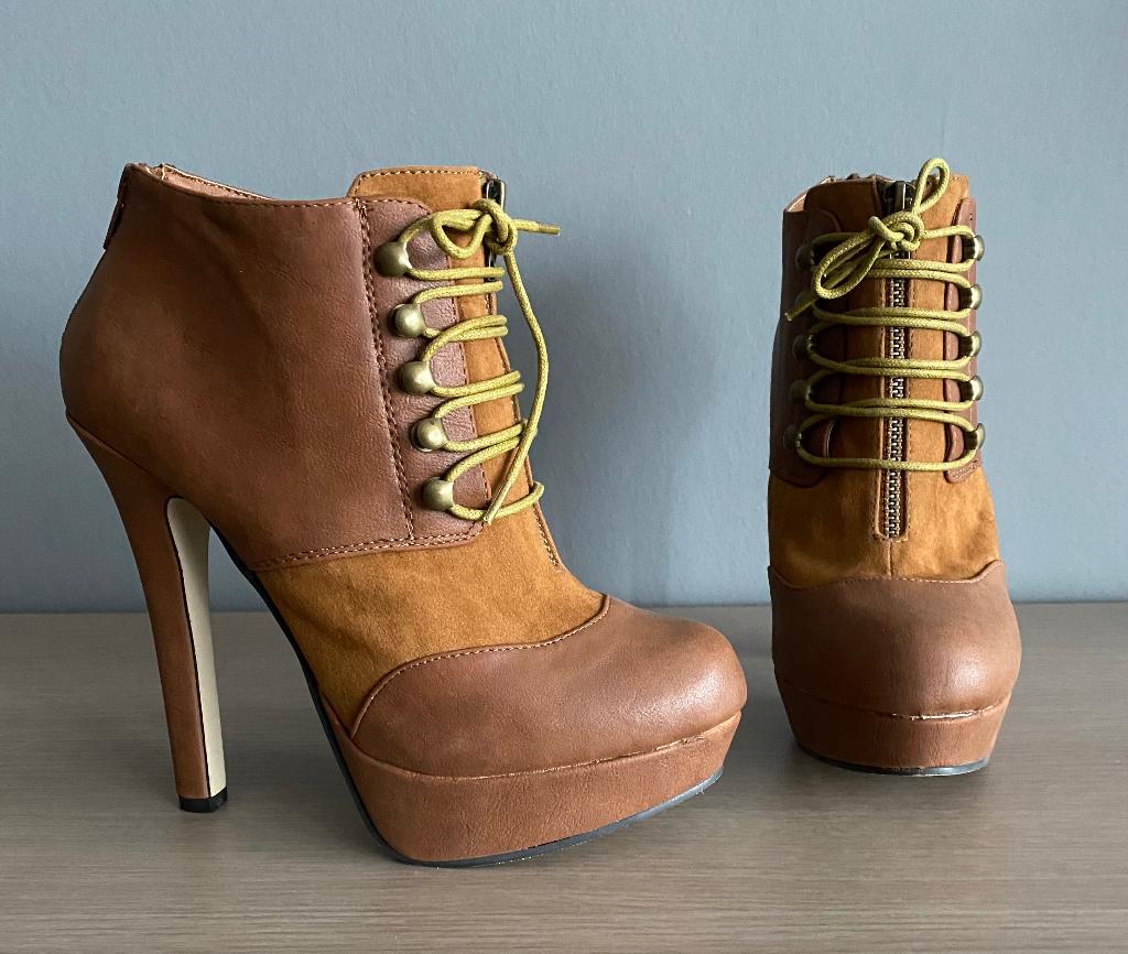 Bruine laarsjes Madden Girl (Steve Madden) maat 41, Comme neuf, Boots et Botinnes, Envoi, Madden Girl