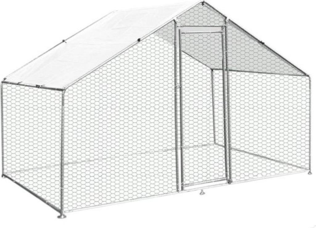 Kippenren metaal met cover verschillende maten, Support@maxxtools.be, Kippenhok of Kippenren, Nieuw, Ophalen of Verzenden