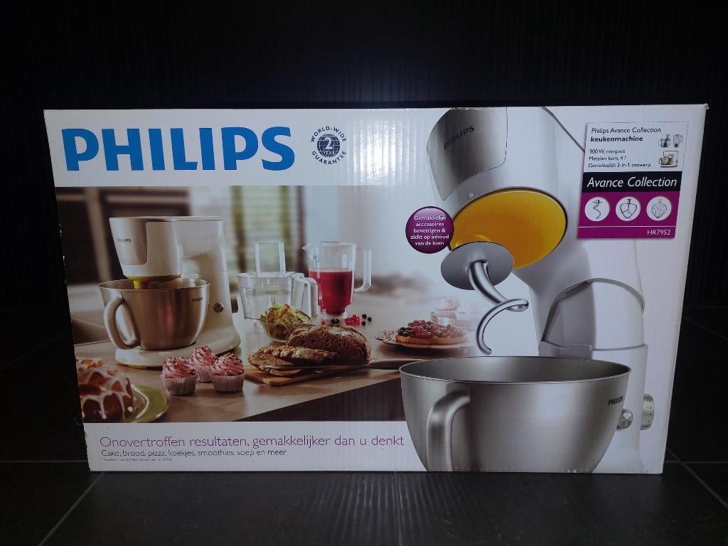 Keukenrobot Philips Avance Collection 900W, Elektronische apparatuur, Keukenmixers, 4 liter of meer, Ophalen, Zo goed als nieuw